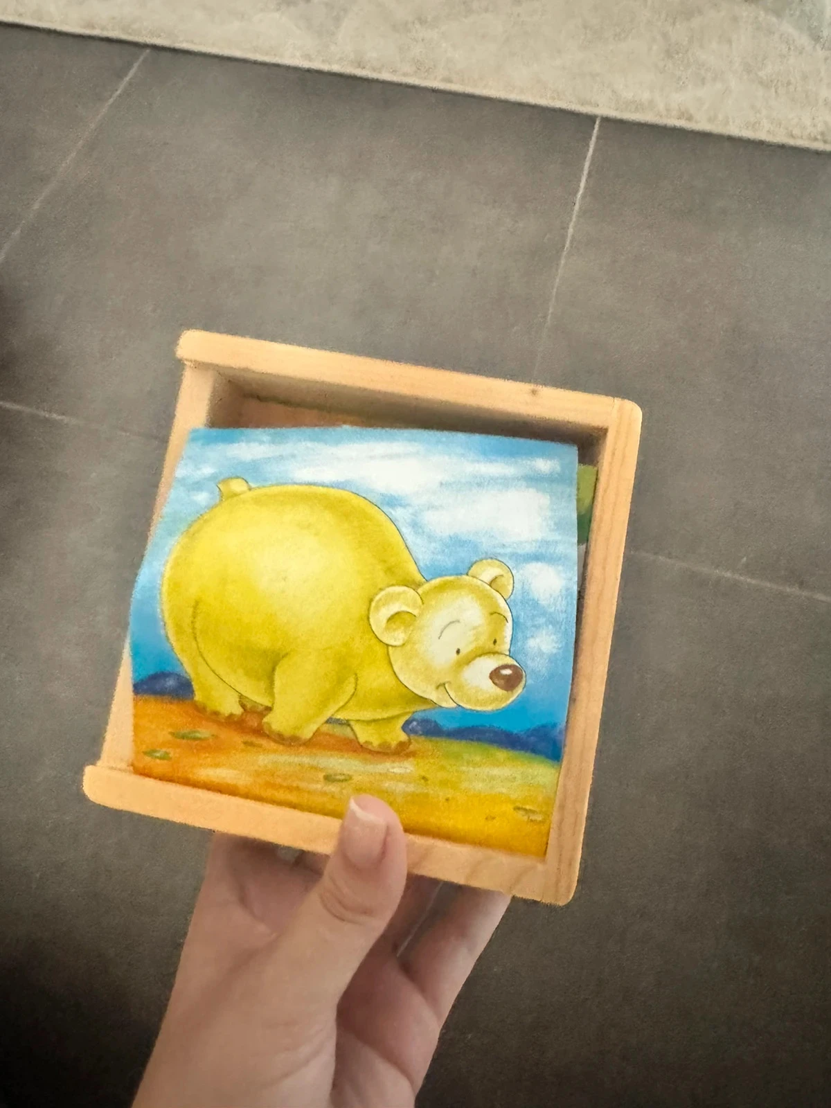 Wooden cube puzzle – several animals – photo 7